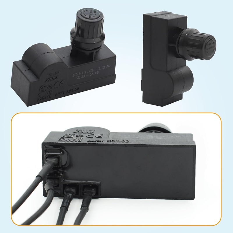BBQration G350-0017-W1 Grill Igniters for Charbroil Ignitor Replacement Kit, 2-Outlets Electronic Ignition Module w/Wires and 2 Push Buttons, Grill Ignitor for Charbroil Surefire Ignition Systems - Image 4